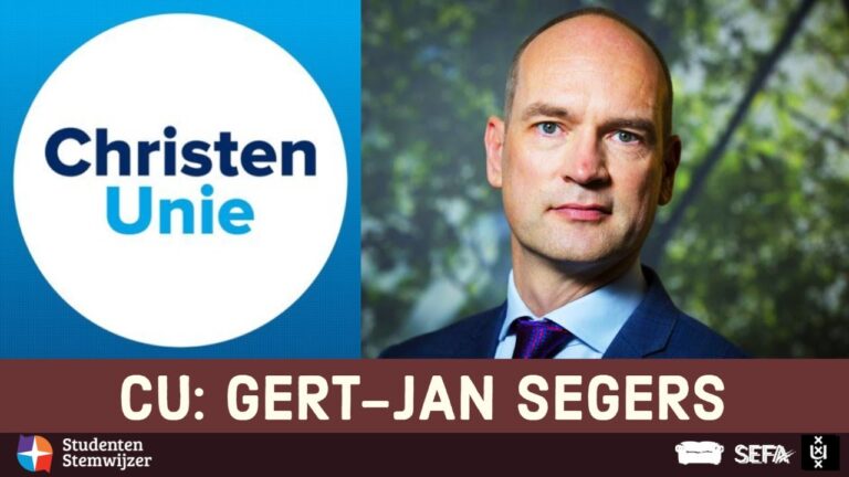 Gert-Jan Segers: Kernstandpunten en Visies
